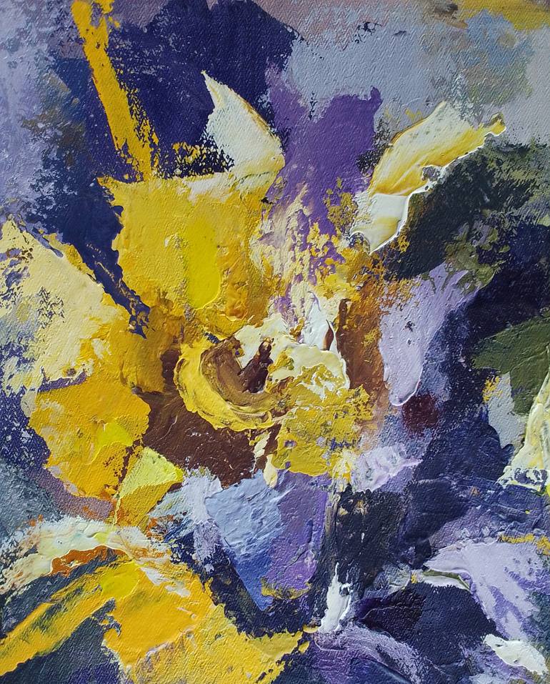 Original Art Deco Nature Painting by Alex Mensah