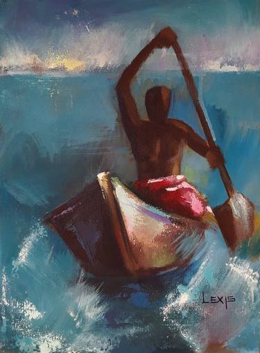 At sea, (seaman) painting thumb