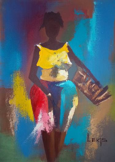 Print of Contemporary Women Paintings by ALEX MENSAH