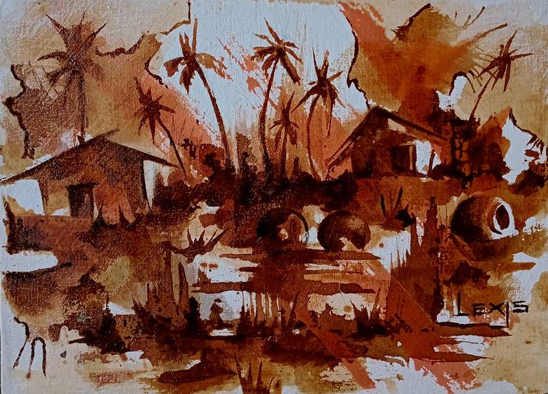 Print of Abstract Expressionism Abstract Paintings by Alex Mensah