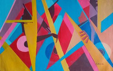 Original Classicism Abstract Paintings by ALEX MENSAH