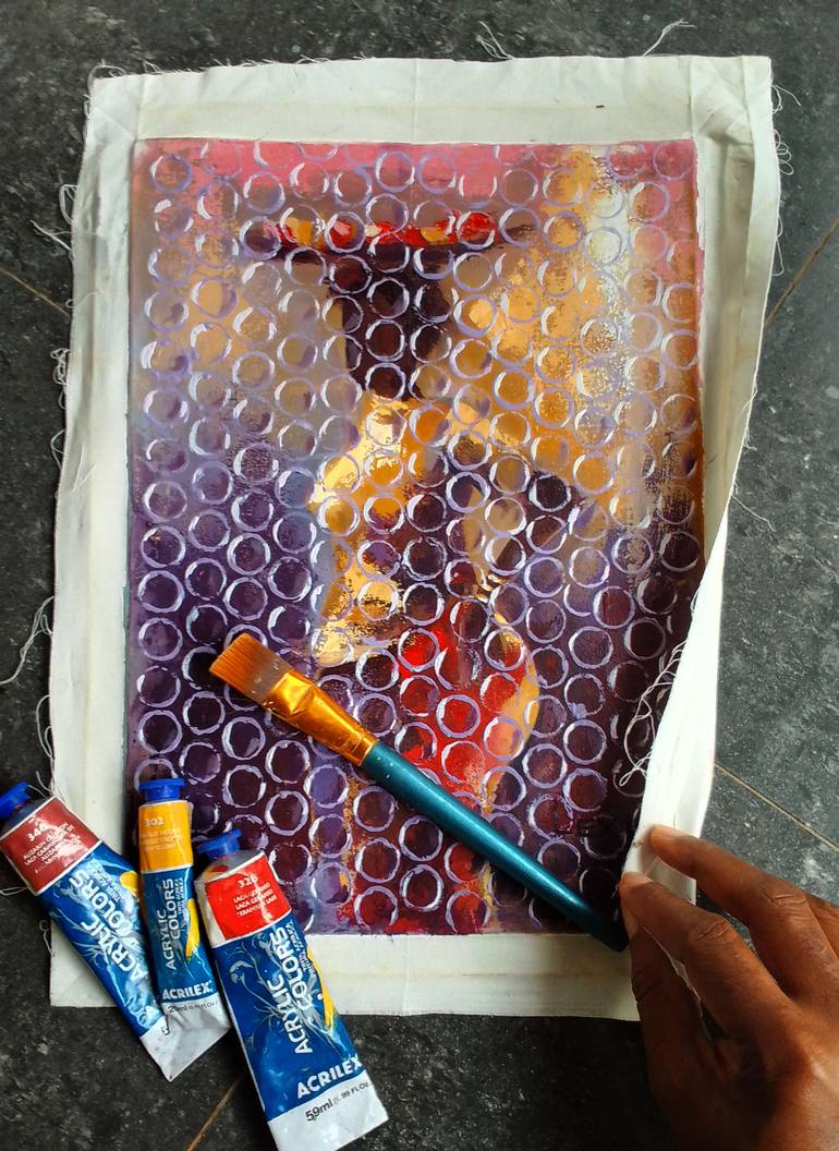 Original Contemporary Women Painting by Alex Mensah
