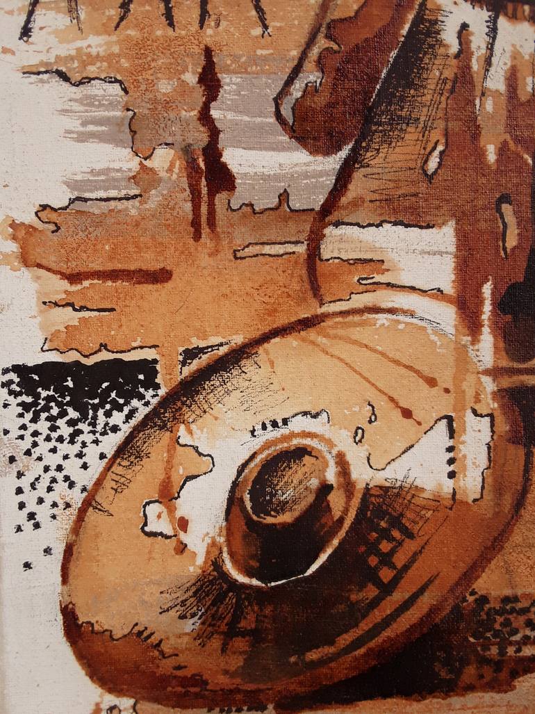 Original Art Deco People Mixed Media by Alex Mensah