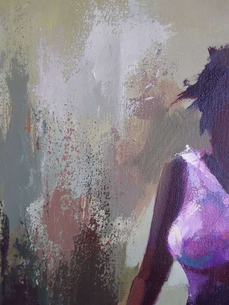 Original Modernism Women Painting by Alex Mensah