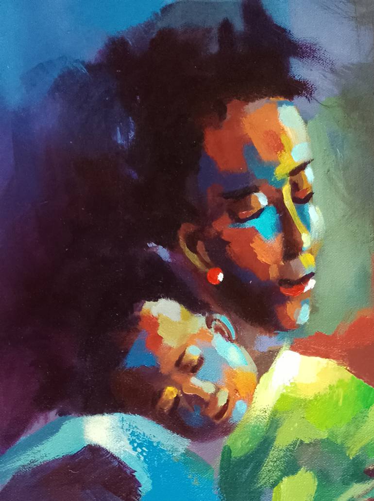 mothers-day-mothers-love-family-bond-mother-and-child-painting-by