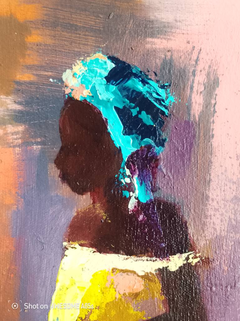 Original Contemporary Women Painting by Alex Mensah