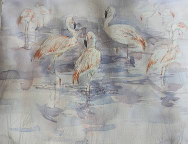 Print of Water Paintings by Kateryna Pysarenko