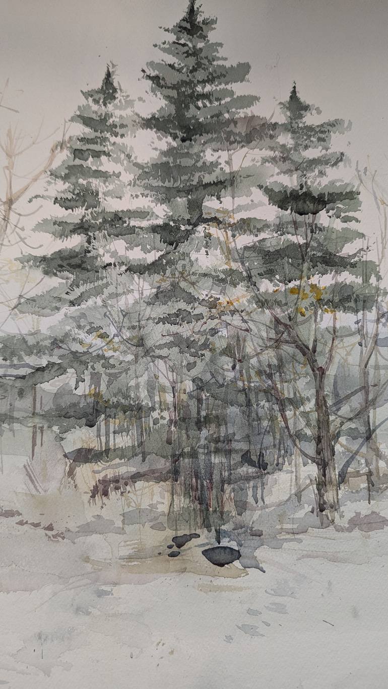 Original Impressionism Nature Painting by Kateryna Pysarenko