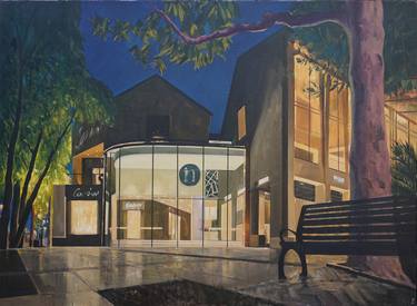 Print of Art Deco Architecture Paintings by heng qiang