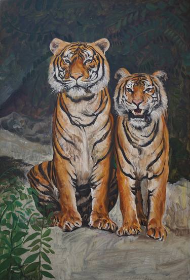 Print of Photorealism Animal Paintings by heng qiang