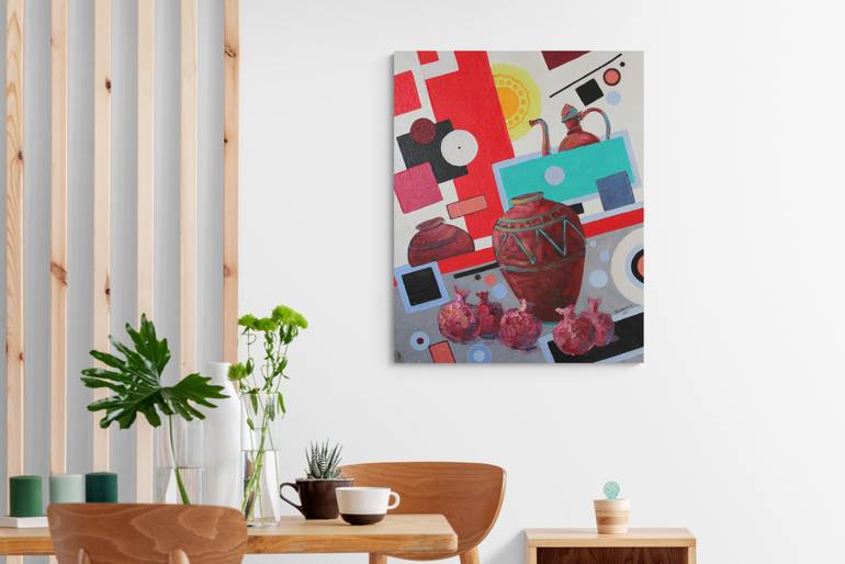 Original Abstract Painting by Yuriy Grebenyuk