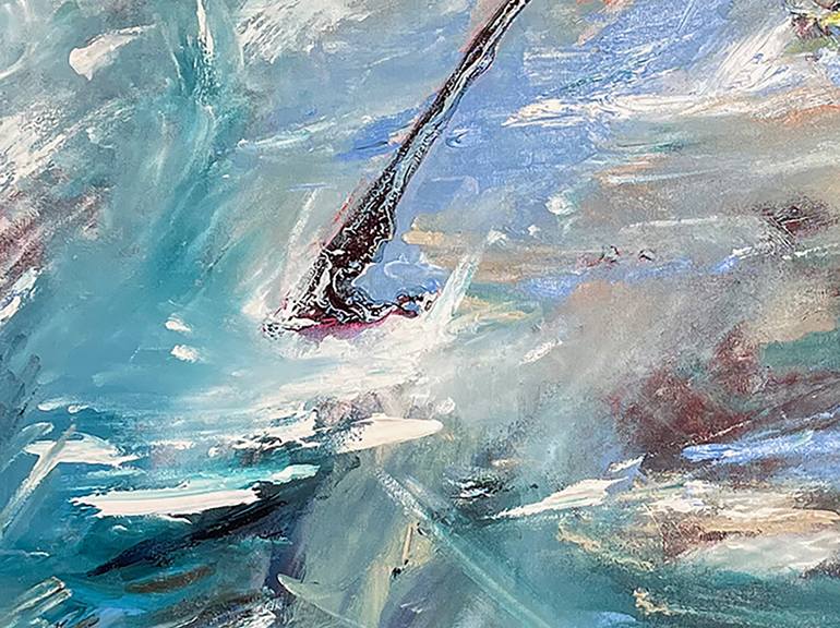 Original Abstract Expressionism Abstract Painting by Kristy Chettle