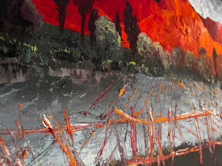 Original Street Art Travel Painting by Alena Avramenko