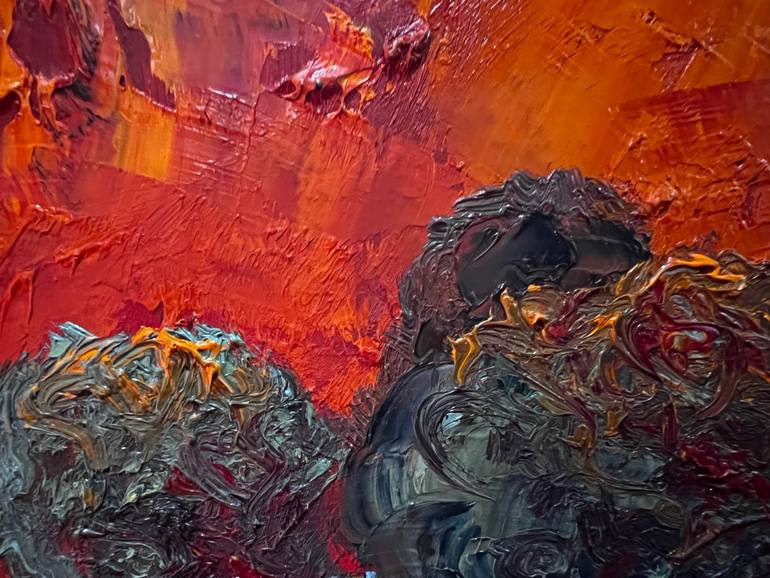 Original Street Art Travel Painting by Alena Avramenko