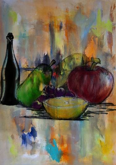 Original Abstract Expressionism Food & Drink Paintings by Francisco Lopez