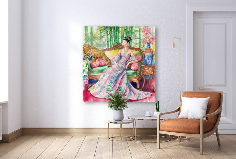Original Impressionism Women Painting by Sophie Clima
