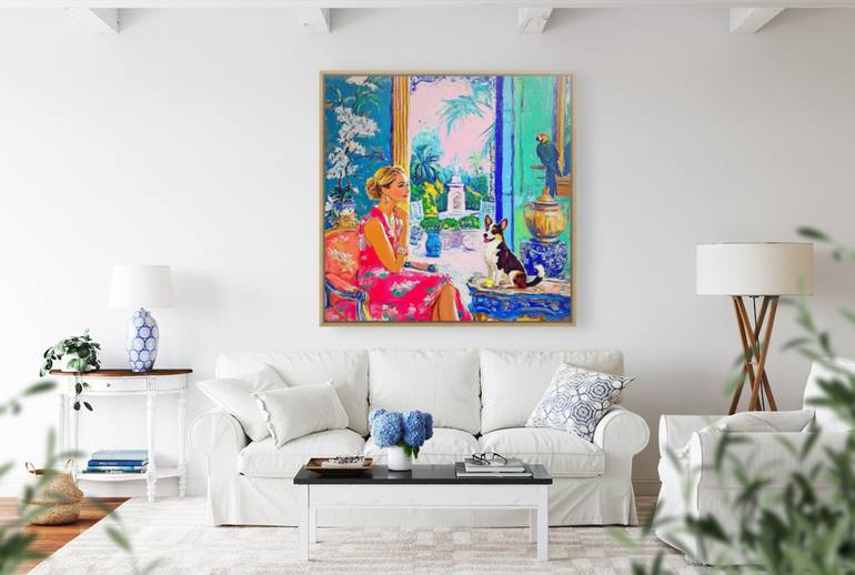Original Fauvism Home Painting by Sophie Clima