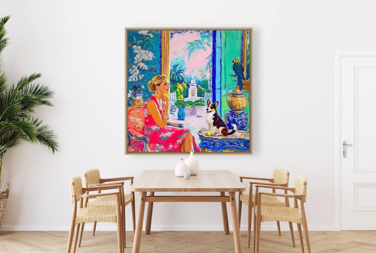 Original Fauvism Home Painting by Sophie Clima