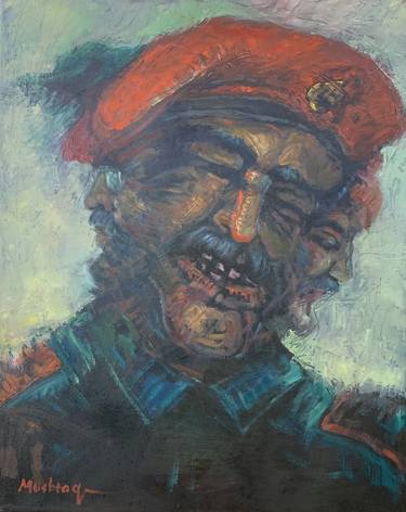 Original Expressionism Men Paintings by Mushtaq Suramyri