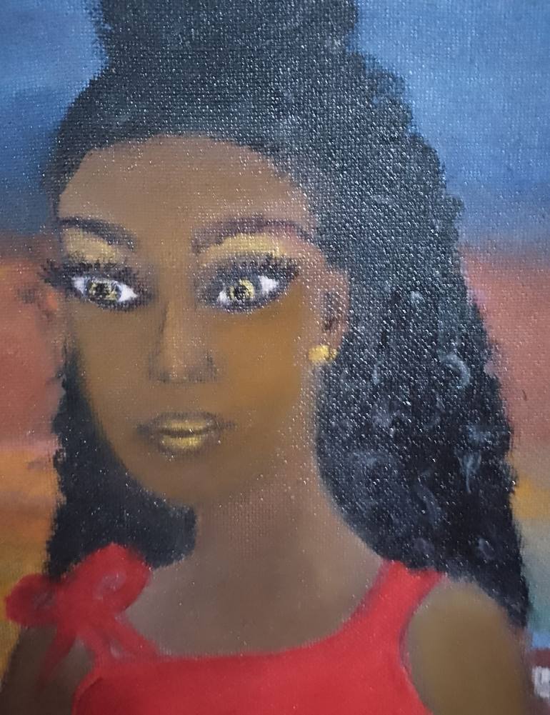 Original Modern Fashion Painting by Elizabeth Azogu