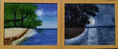 Original Beach Paintings by Elizabeth Azogu
