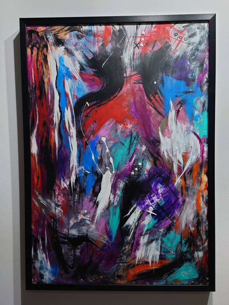 Original Abstract Painting by Ana - Maria Guta