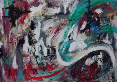 Original Abstract Paintings by Ana - Maria Guta