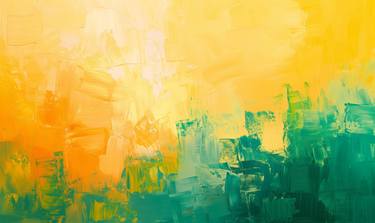 Print of Abstract Expressionism Abstract Digital by P Lee