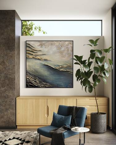 Original Abstract Expressionism Abstract Painting by Joanna Touma
