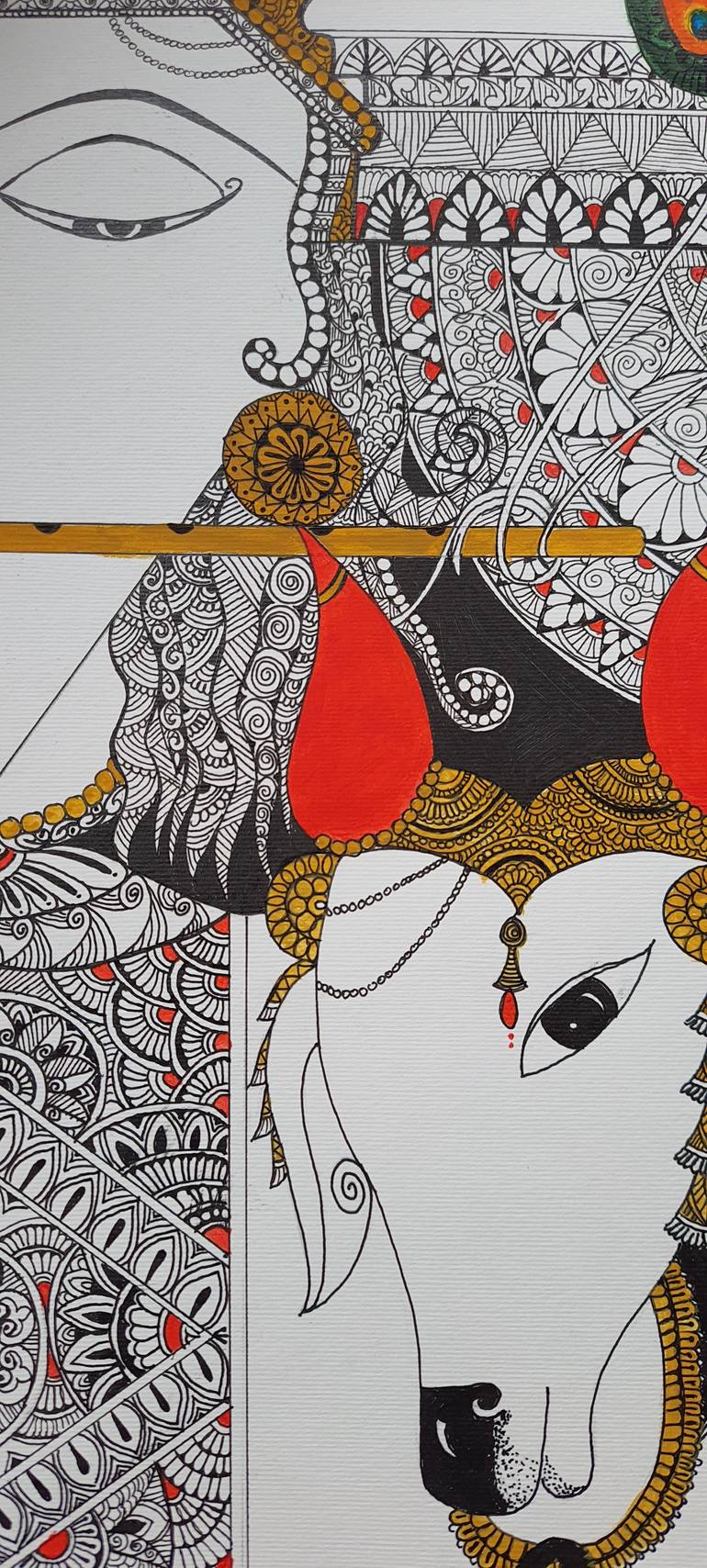 Original Art Deco Other Painting by Hiral Parikh