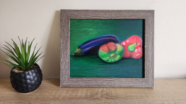 Original Contemporary Food & Drink Painting by Vics Art