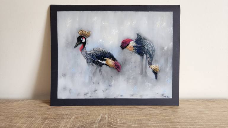 Original Animal Painting by Vics Art