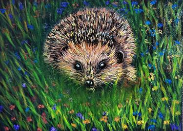 Original Fine Art Animal Paintings by Vics Art