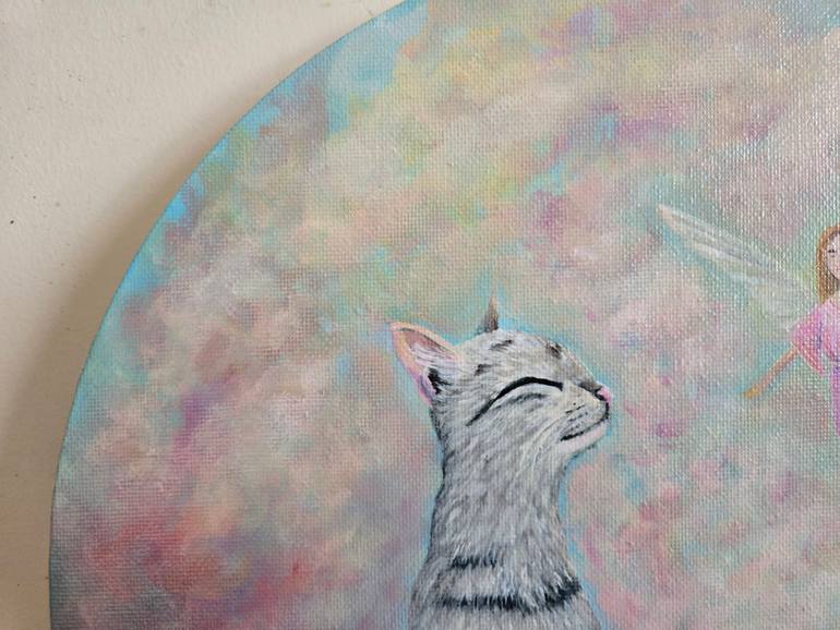 Original Contemporary Animal Painting by Vics Art
