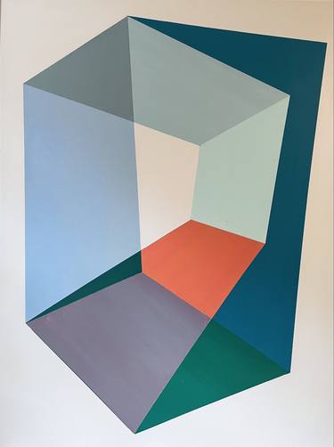 Original Geometric Paintings by Anna Kiraly