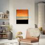 Rustic #1 in living space, with a black frame.