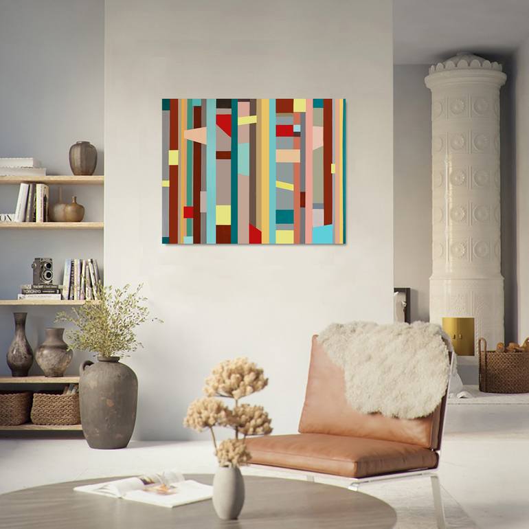 Original Contemporary Abstract Painting by Vanessa Ryan