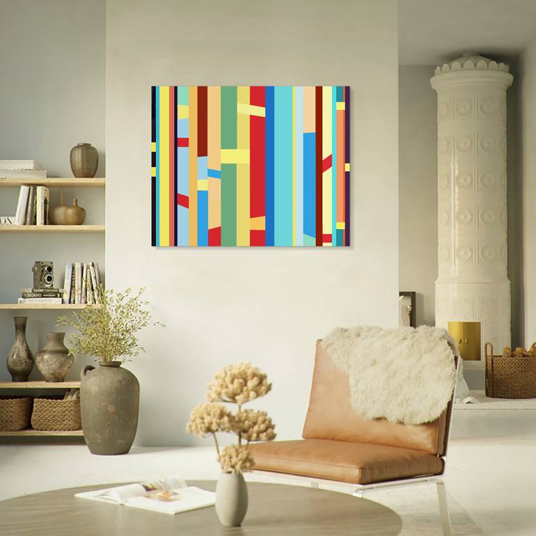 Original Contemporary Abstract Painting by Vanessa Ryan