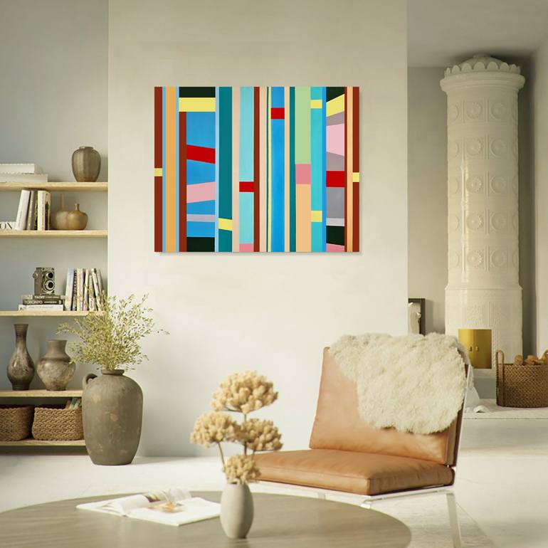 Original Contemporary Abstract Painting by Vanessa Ryan