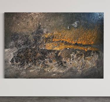 Original Abstract Painting by Leo Klootwijk