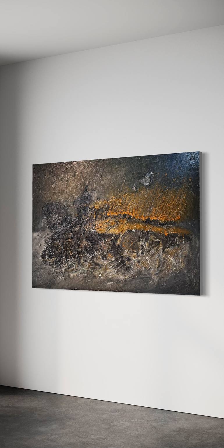 Original Abstract Painting by Leo Klootwijk