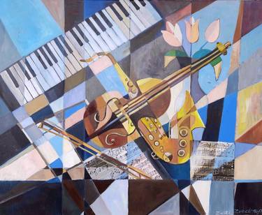 Original Music Paintings by Iuliia Kotenko