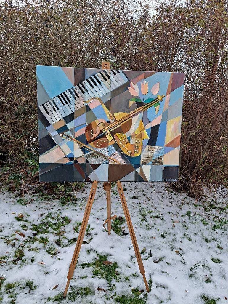 Original Music Painting by Iuliia Kotenko