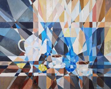 Original Abstract Still Life Paintings by Iuliia Kotenko