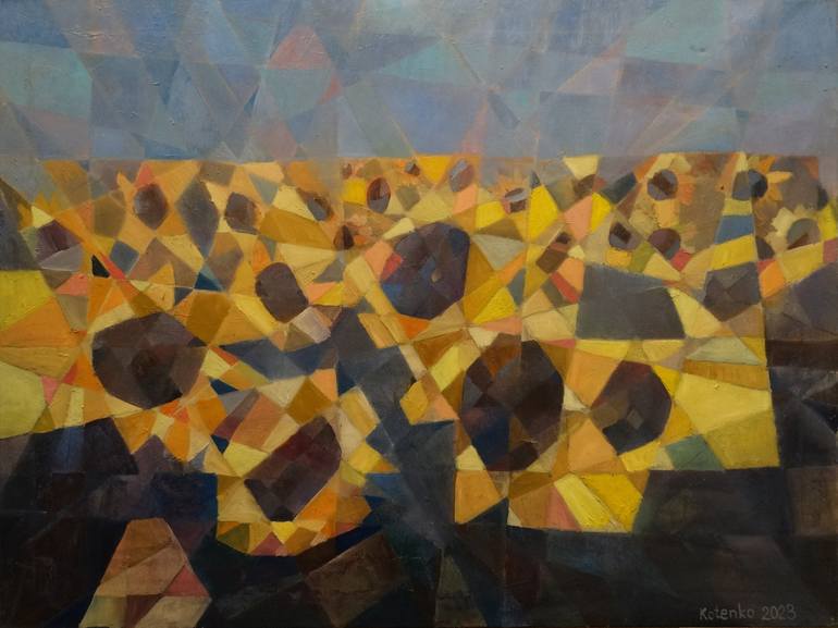 Print of Abstract Floral Paintings by Iuliia Kotenko