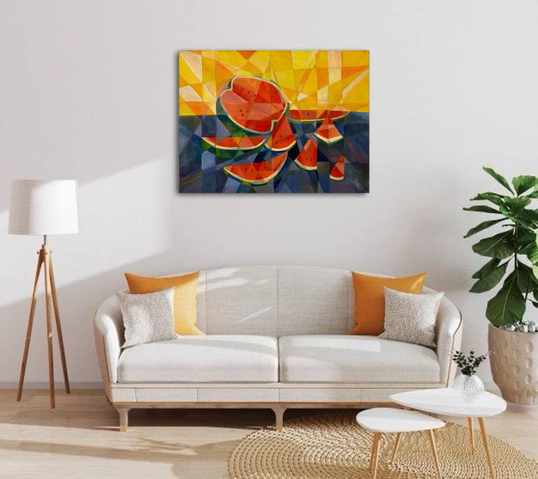 Original Abstract Still Life Painting by Iuliia Kotenko