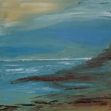 Print of Seascape Paintings by Alie ten Hove