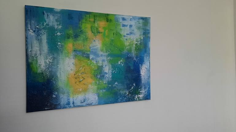 Original Abstract Expressionism Abstract Painting by Alie ten Hove
