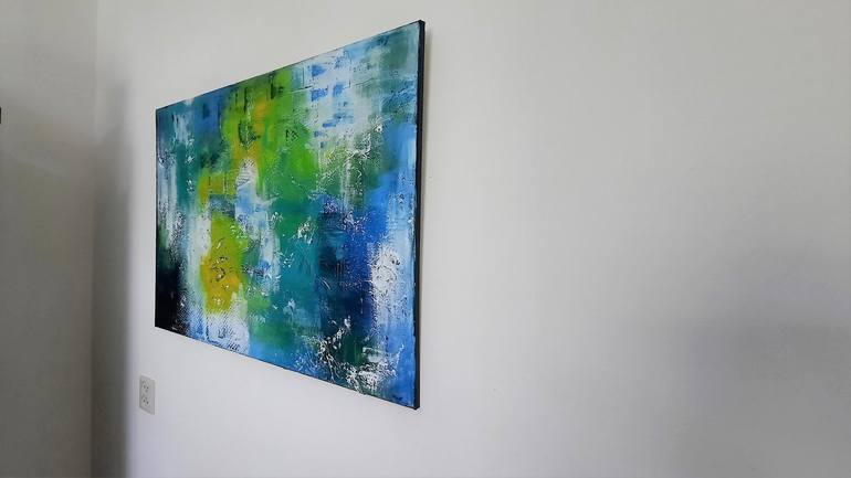 Original Abstract Expressionism Abstract Painting by Alie ten Hove