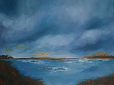 Original Expressionism Seascape Paintings by Alie ten Hove